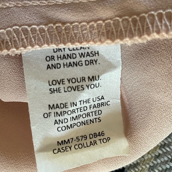 Show Me Your Mumu Casey Collar Top Dusty Blush Pastel - Picture 10 of 11